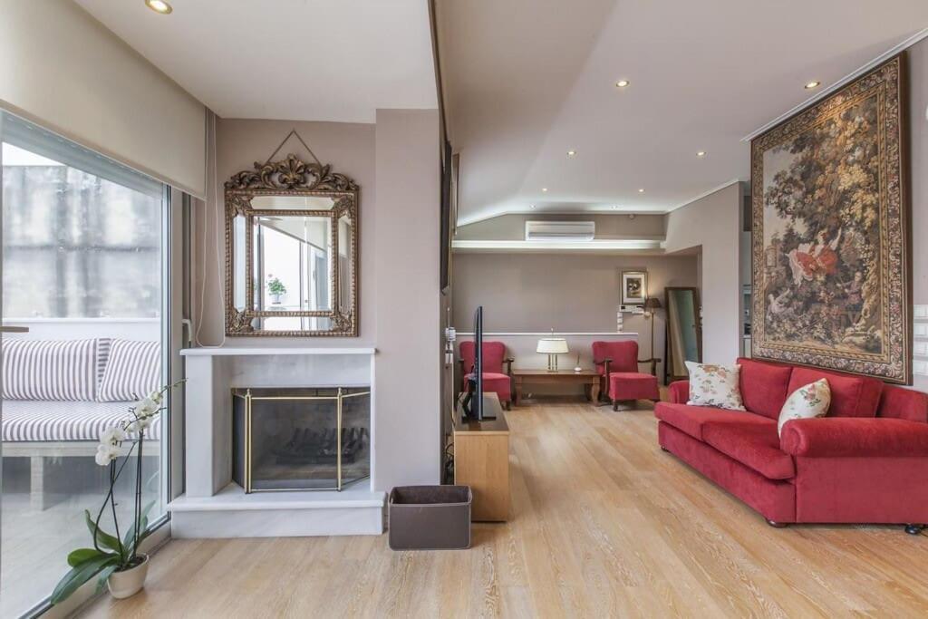 Luxury Acropolis View Duplex Penthouse In Thiseio 155M2 أثينا المظهر الخارجي الصورة